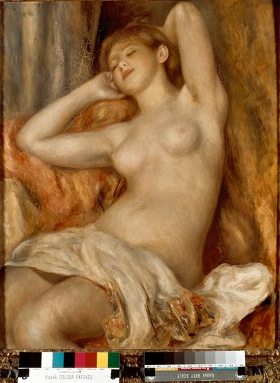 Uyuyan yüzücü (Uyuyan kız) by Pierre Auguste Renoir