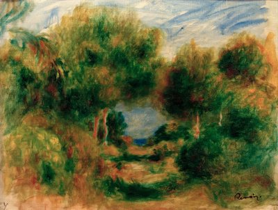 Ormanın dışında, denizin dibinde by Pierre Auguste Renoir