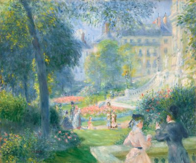 Square de la Trinité by Pierre Auguste Renoir