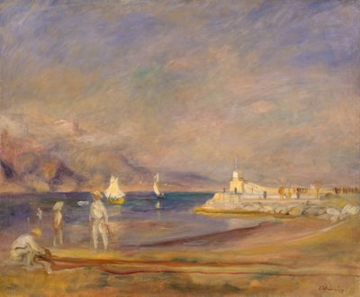 St Tropez, Fransa, 1898-1900. by Pierre Auguste Renoir
