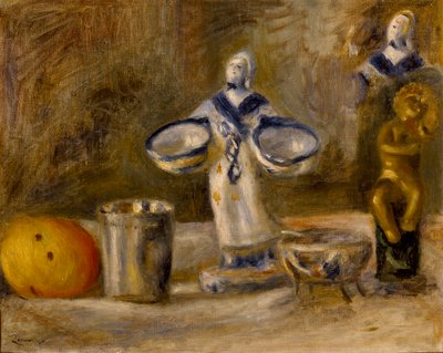 Fayans Figürlü Natürmort, c1880 sonrası by Pierre Auguste Renoir
