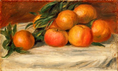 Elma ve portakal ile natürmort, c.1901 by Pierre Auguste Renoir