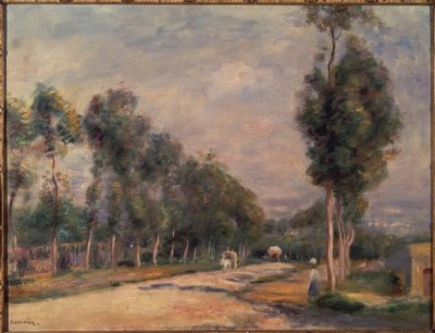 Louveciennes Caddesi by Pierre Auguste Renoir