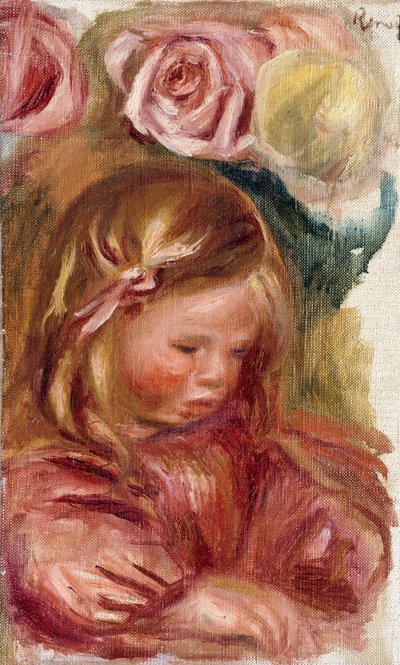 Çalışma, Güllerde Coco, by Pierre Auguste Renoir