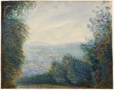 Oise Nehri üzerindeki Auvers Vadisi by Pierre Auguste Renoir