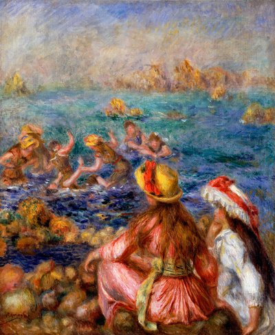 Yıkananlar, 1892 by Pierre Auguste Renoir