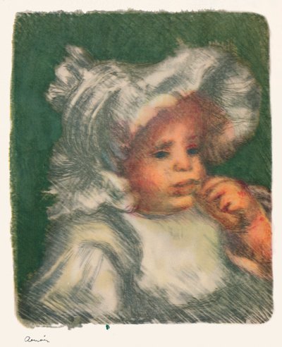 Bisküvili Çocuk, 1898-1899 dolayları, 1946 by Pierre Auguste Renoir
