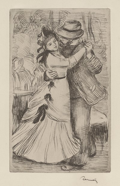 ülke dansı by Pierre Auguste Renoir