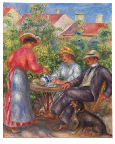 Çay Fincanı veya Bahçe, c.1906-07 by Pierre Auguste Renoir