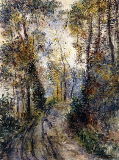 Orman Yolu, 1871 by Pierre Auguste Renoir