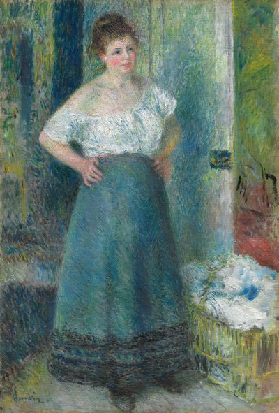 çamaşırcı by Pierre Auguste Renoir