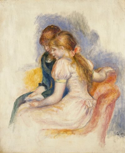 Okumak; Okuma, 1890 by Pierre Auguste Renoir