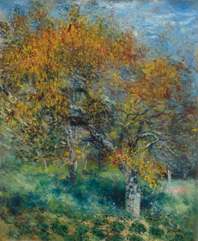 Armut Ağacı; Poirier, c.1870 by Pierre Auguste Renoir