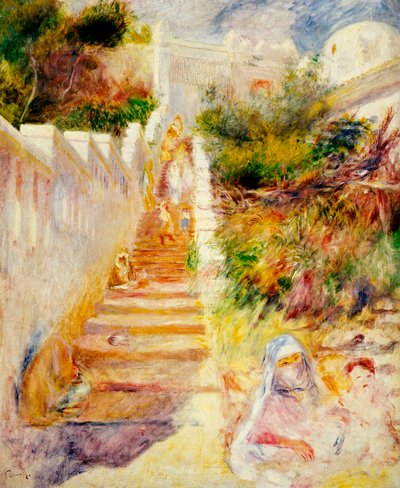 Basamaklar, Cezayir, c.1882 by Pierre Auguste Renoir