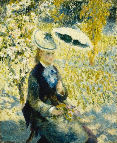 Şemsiye; Ombrelle, 1878 by Pierre Auguste Renoir