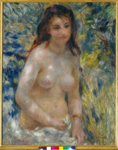 Kadının gövdesi güneşte by Pierre Auguste Renoir