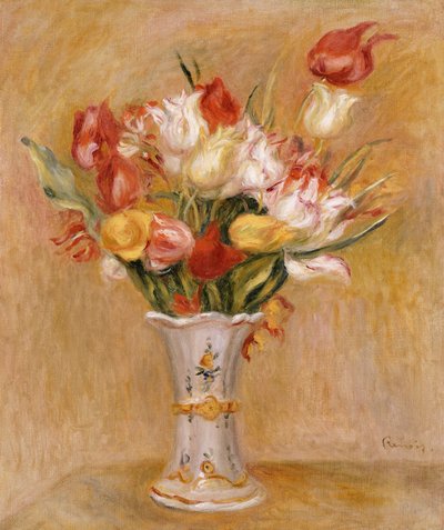 laleler by Pierre Auguste Renoir