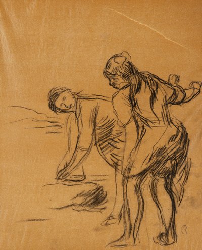 İki Dansçı; iki dansçı, by Pierre Auguste Renoir