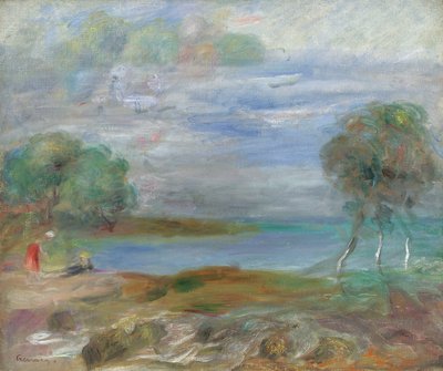 Su Kenarında İki Kişi by Pierre Auguste Renoir