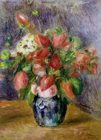 Çiçek Vazosu, c.1909 by Pierre Auguste Renoir