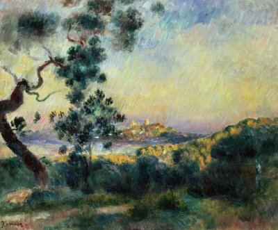 Antibes manzarası by Pierre Auguste Renoir
