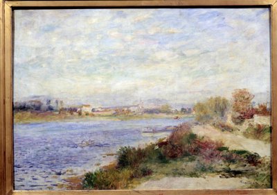Pierre Auguste Renoir (1841-1919) 1873 Güneş tarafından Argenteuil Resminde Seine Görünümü. 0,46x0,65 m Paris, Orsay Müzesi by Pierre Auguste Renoir
