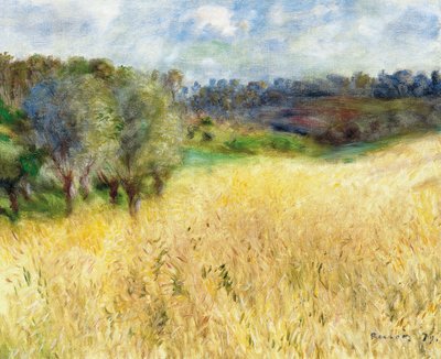Buğday Tarlası, 1879 by Pierre Auguste Renoir