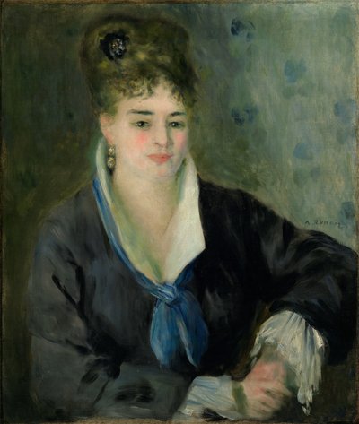 Siyahlı Kadın by Pierre Auguste Renoir