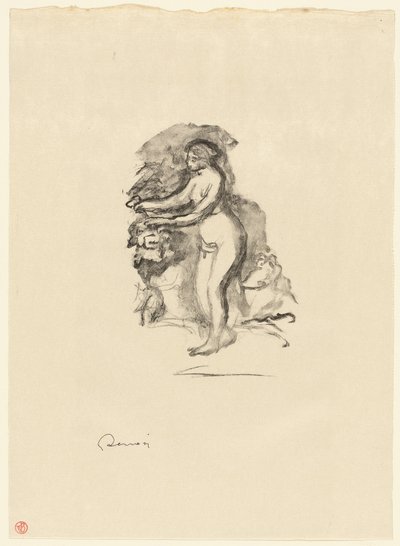 Asma olan kadın by Pierre Auguste Renoir