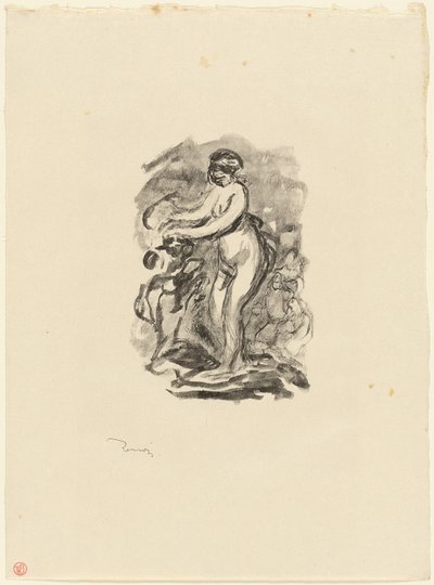 Asmalı Kadın, 1. çeşit by Pierre Auguste Renoir