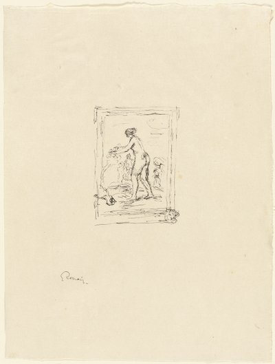 Asmalı Kadın, 2. varyant by Pierre-Auguste Renoir