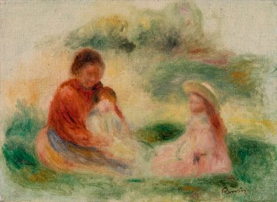 genç aile by Pierre Auguste Renoir