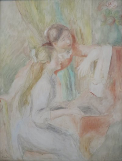 Genç Kızlar Piyanonun Başında by Pierre-Auguste Renoir