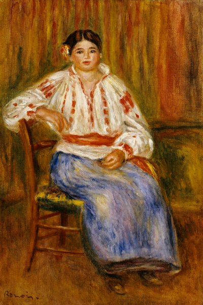 Genç Rumen, 1914 by Pierre Auguste Renoir