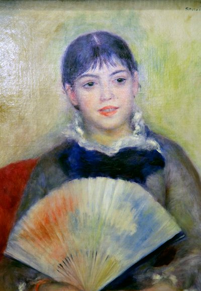 Hayranı Olan Genç Kadın, 1880 by Pierre Auguste Renoir