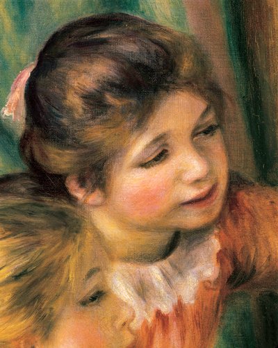 Piyanodaki genç kızlar, detay by Pierre Auguste Renoir