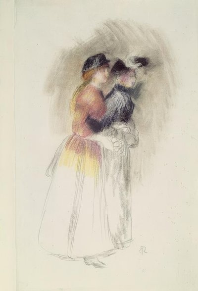 İki kadın by Pierre Auguste Renoir