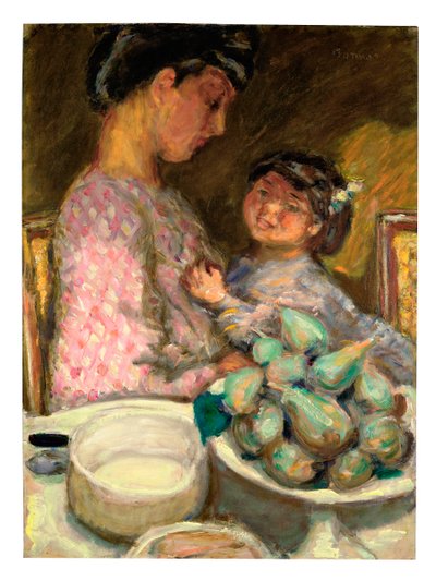 bir tabak incir by Pierre Bonnard