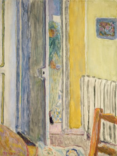 Salona Giren Bir Kadın, 1942 by Pierre Bonnard
