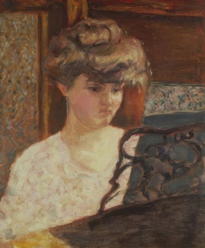 Au Piyano (Görev). by Pierre Bonnard