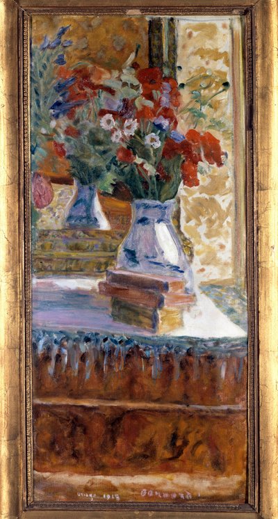 Haşhaş buketi Boyama Pierre Bonnard (1867-1947). 1918. Dim. 0,72 x 0,325 m. Besancon, Güzel Sanatlar Müzesi by Pierre Bonnard