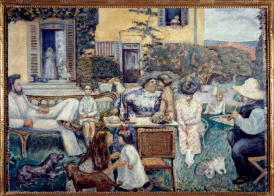 Burjuva Öğleden Sonra veya Teras Ailesi, 1900 by Pierre Bonnard