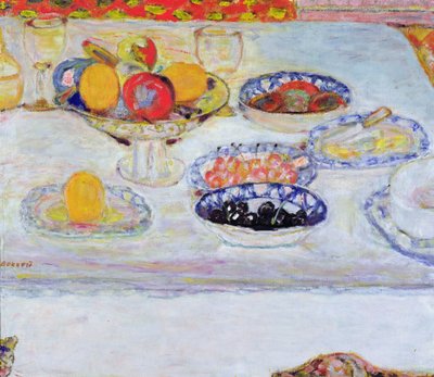 Meyve Kasesi ve Tabakları, 1930-32 by Pierre Bonnard
