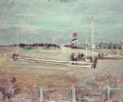 Bir Boulogne Kursları by Pierre Bonnard