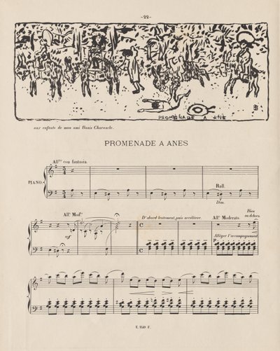 eşek gezintisi by Pierre Bonnard
