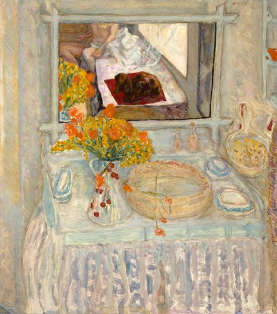 Aynalı Tuvalet Masası, c.1913 (tuval üzerine yağlı boya) by Pierre Bonnard