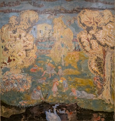 Ülkede Erken Bahar by Pierre Bonnard