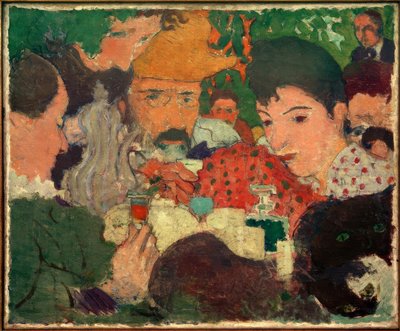 Bahçede ikindi çayı, Bahçede Studie zu LA öğleden sonra by Pierre Bonnard