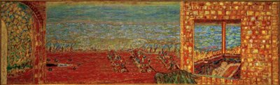 güneşli teras by Pierre Bonnard