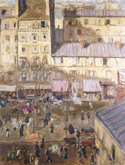 Dış Bulvar: Clichy Bulvarı ve Rue de Douai Köşesi, c.1904 (tuval üzerine yağlı boya) by Pierre Bonnard